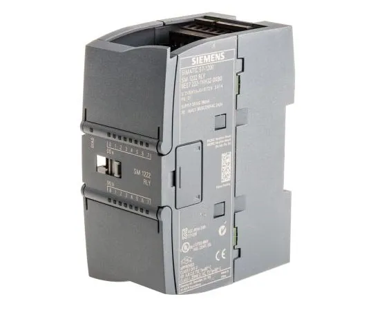 63-7981-39　Siemens SM 1222 PLC I/O Module 16 Outputs 2 A 24 V dc, 100 x 45 x 75 mm　6ES7222-1HH32-0XB0
