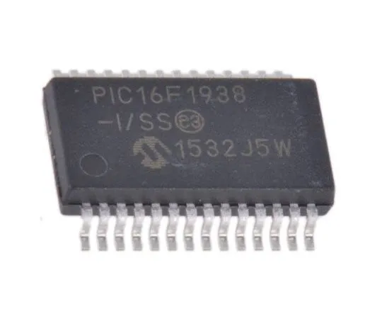 63-7998-91　Microchip PIC16F1938-I/SS, 8bit PIC Microcontroller, 32MHz, 16384 words Flash, 28-Pin SSOP　PIC16F1938-I/SS