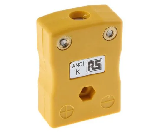 63-7954-76　RS PRO ANSI Standard In-Line Socket Connector for *** with Type K Thermocouple Type K, Standard　769-1319