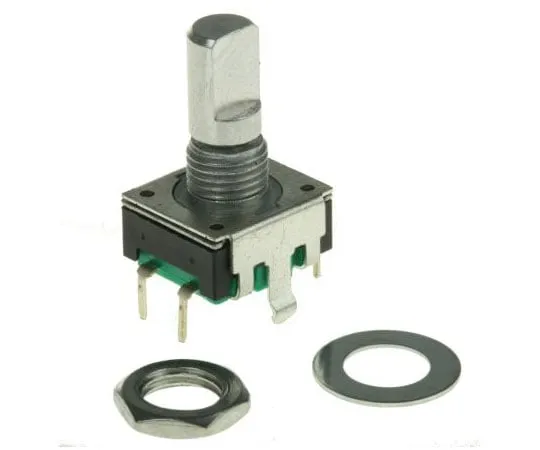 63-7970-90　Bourns 12 Pulse Incremental Mechanical Rotary Encoder with a 6 mm Flat Shaft, Through Hole　PEC11R-4215F-S0012