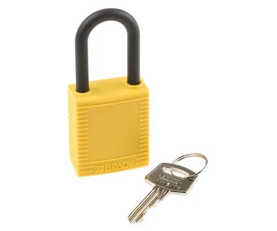 63-8014-02　Brady 38mm Nylon Key Padlock　813596