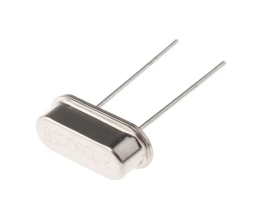 63-8020-27　QANTEK 8MHz Crystal ±20ppm HC-49/U-S 2-Pin 11.05 x 4.65 x 3.5mm　QCL8.00000F18B23B