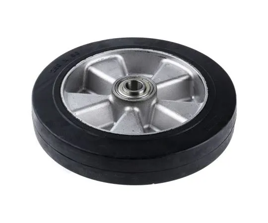 63-7979-50　Tente Black Rubber Castor Wheels IEP250x50-Ø20, 2205lb　IEP250X50-Ø20