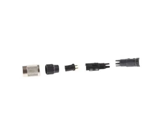 63-7775-19　Binder 711 Series Subminiature Cable Mount Connector, 2 contacts Socket　99-0072-100-02