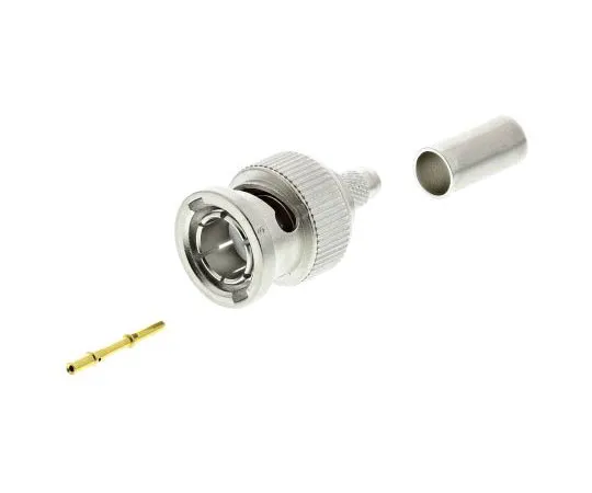 63-7966-94　Telegartner Straight 75Ω Cable Mount BNC Connector, Plug, Crimp Termination　J01002B0018