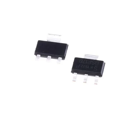 63-8031-93　BSP170PH6327XTSA1 P-Channel MOSFET, 1.9 A, 60 V SIPMOS, 3 + Tab-Pin SOT-223 Infineon　BSP170PH6327XTSA1