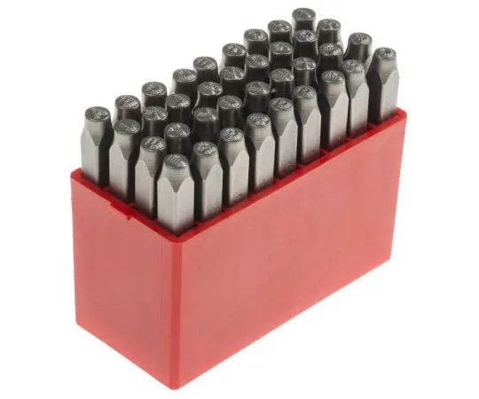 63-8052-40　RS PRO 36 Piece Engraving Letter Punch Set　875-4777