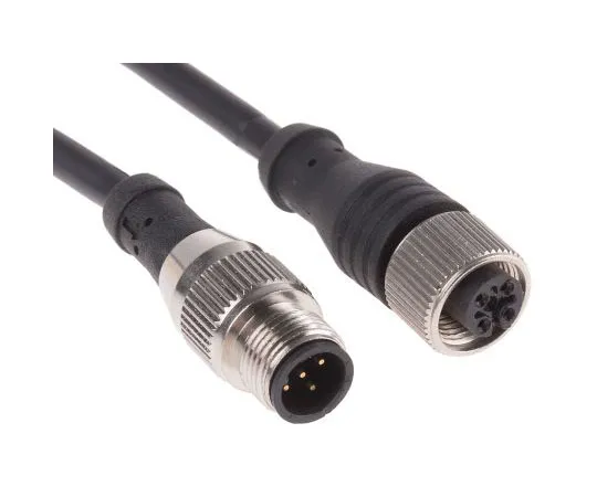 63-8053-11　RS PRO Straight M12 to Straight M12 Cable assembly, 5 Core 2m Cable　877-1094