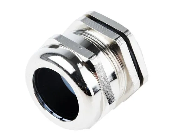 63-8035-56　RS Pro M32 Cable Gland With Locknut, Nickel Plated Brass, IP68　831-9037