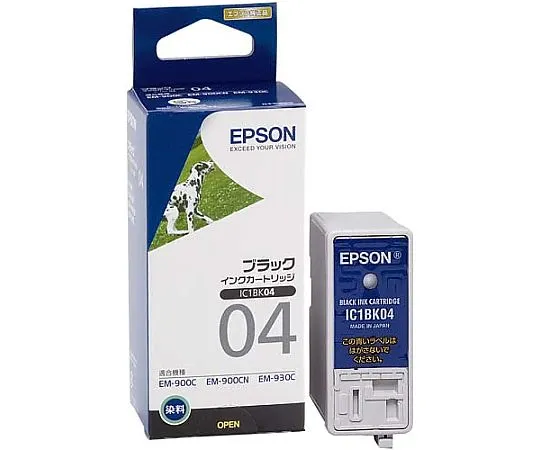 61-0511-45　［Discontinued］Epson Genuine Ink Cartridge (Black)　IC1BK04