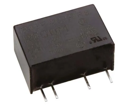 63-7772-39　Recom 2W Isolated DC-DC Converter Through Hole, Voltage in 10.8 → 13.2 V dc, Voltage out 15V dc　R12P215S/R8