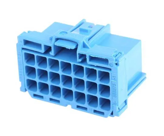 63-7766-16　TE Connectivity AMP MCP 2.8 Series, 3 Row 21 Way Socket Housing　6-968975-1