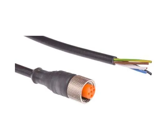 63-7762-44　Lumberg Automation M12 5-Pin Female Cable for use with Sensors and Actuators　11373 RKT 5-228/2 M