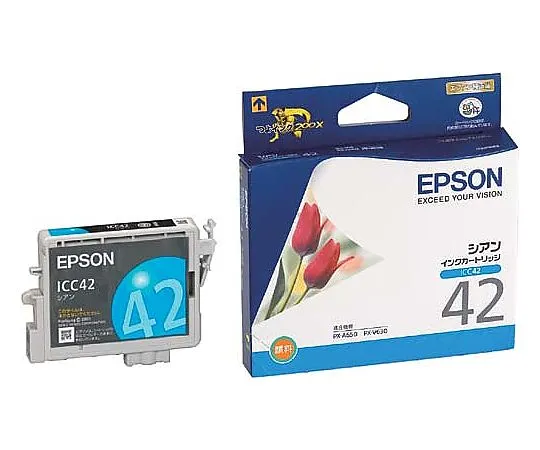 61-0512-35　［Discontinued］Epson Genuine Ink Cartridge (Cyan)　ICC42
