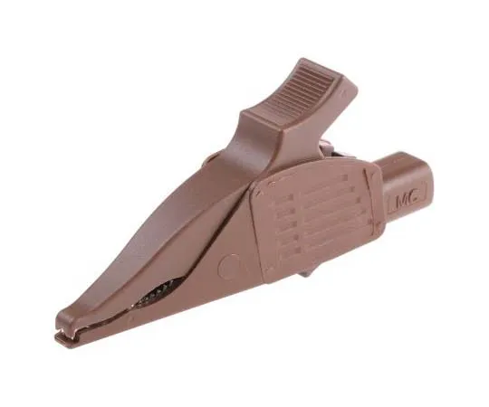 63-7765-95　Multi Contact Dolphin Clip, Brass Contact, 32A, Brown　66.9575-27