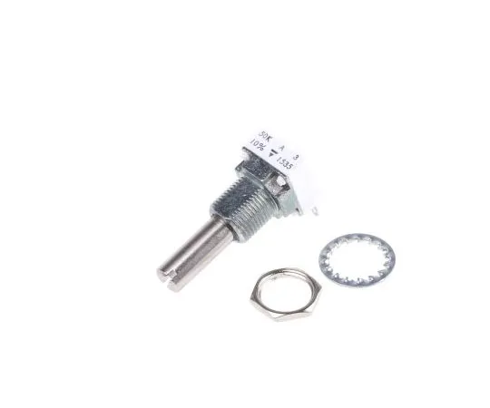 63-7987-11　Vishay 1 Gang Rotary Cermet Potentiometer with a 6 mm Dia. Shaft, 50kΩ, ±10%, 1W, Linear P11S1V0FLSY00503KA　P11S1V0FLSY00503KA