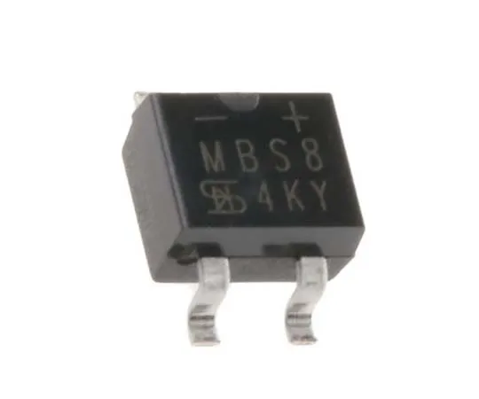 63-7797-48　Taiwan Semiconductor MBS8 RC, Bridge Rectifier, 800mA 800V, 4-Pin MBS　MBS8 RC