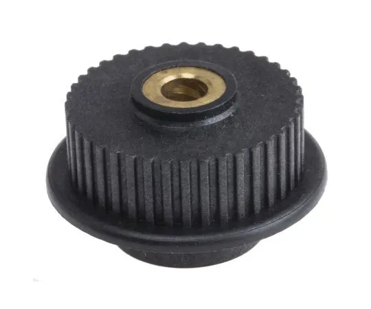 63-7967-82　Brass, Glass Filled PC Timing Belt Pulley, 6mm Belt Width x 2.032mm Pitch, 40 Tooth, Maximum Bore Dia. 5mm　778-4736