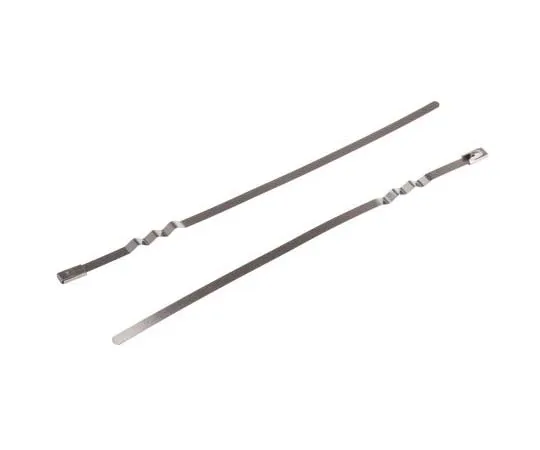 63-7790-21　RS PRO Metallic 316 Stainless Steel Roller Ball Cable Tie, 150mm x 4.6 mm　743-6169