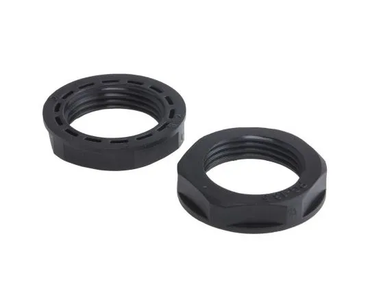 63-8029-07　RS PRO Black Nylon 66 Cable Gland Locknut, PG13.5 Thread, IP68　822-9729