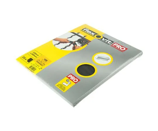 63-7962-32　Flexovit 100 Aluminium Oxide Emery Cloth, 280 x 230mm　63642558251