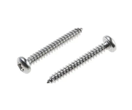63-7997-41　RS PRO Plain Stainless Steel Self Tapping Screw N°8 x 1.1/4in Long 32mm Long　797-6137