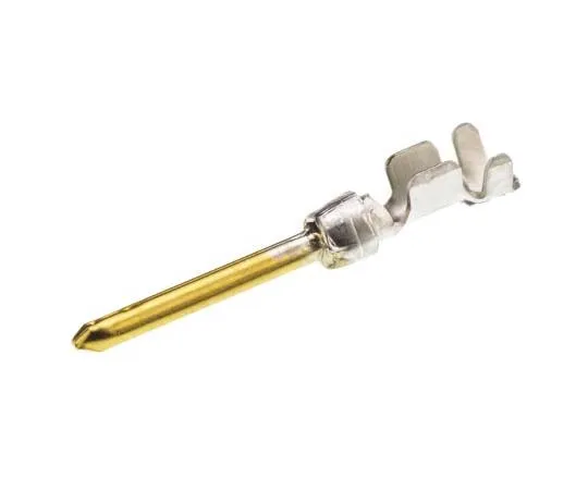63-7749-39　TE Connectivity AMPLIMITE HD-20 Series size 20 Male Crimp D-sub Connector Contact, Gold Plated, 24 → 20 AWG　166053-1