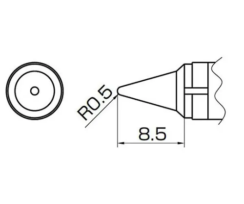 61-4927-96　［Discontinued］Type 0.5B for Rail Tip 938　T10-B2