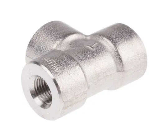 63-8031-36　RS PRO Stainless Steel Circular Tee Tee 1/4in G(P) Female x 1/4in G(P) Female x 1/4 Female G(P) 1.96in　826-6968