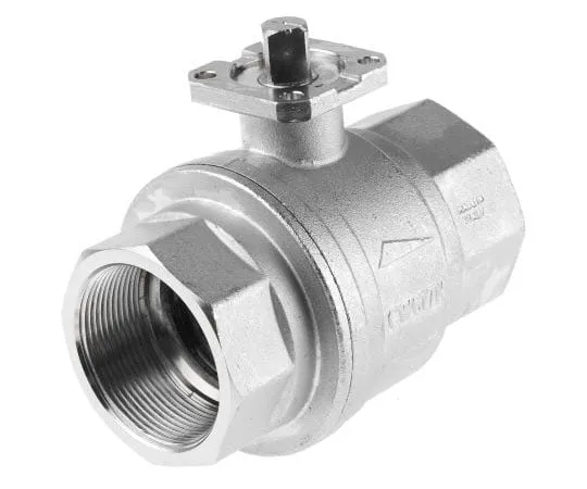 63-8017-40　RS Process Ball Valve Brass 2 Way, 2in Pipe Size　812-5249