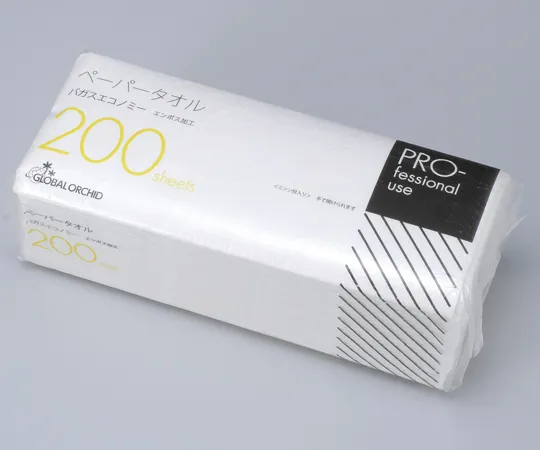 2-3592-11　［Discontinued］Paper Towel Bagasse And Pulp Mixed 220 x 175mm　E