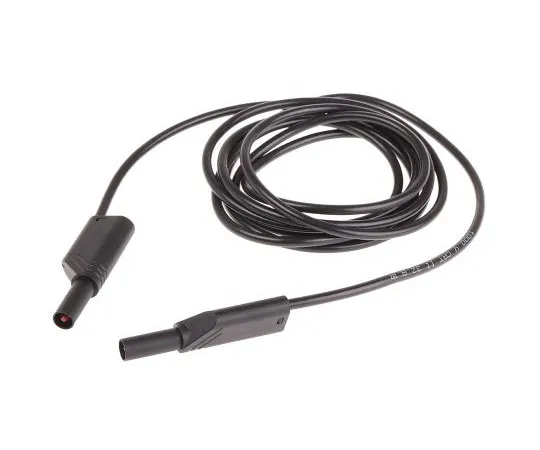 63-7979-71　Hirschmann Test & Measurement Test lead, 32A, 1000V ac/dc, Black, 2m Lead Length　934089100