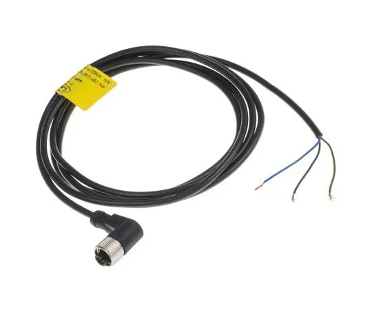 63-8052-94　RS PRO Right Angle M12 to Unterminated Cable assembly, 3 Core 2m Cable　877-1022