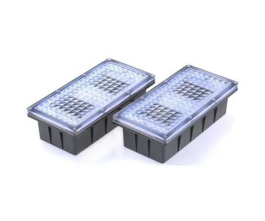 63-8030-50　Solar Centre, Rectangular Clear LED LED Brick Light Groundlight, Clear, IP67, Lamp Supplied　SS9787
