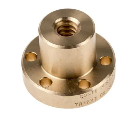 63-8045-90　RS PRO Flanged Round Nut For Lead Screw, Dia. 12mm　862-5329