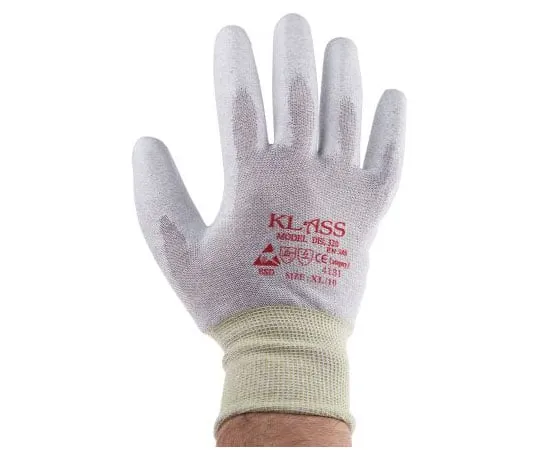63-8048-26　RS PRO Nylon Polyurethane-Coated Special Purpose Gloves, size 10, Grey　869-1663