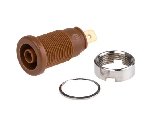 63-7979-79　Brown Female Banana Plug Tab 1000V ac/dc　972355105