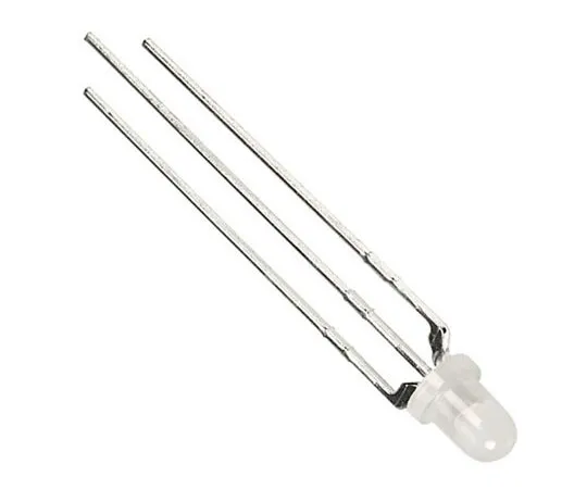 63-8045-16　2.5 V Green & Red LED 3mm Through Hole, Kingbright L-3VEGW　L-3VEGW