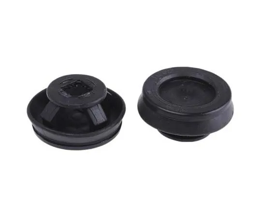 63-7788-76　WISKA Black Polypropylene, Thermoplastic 25mm Round Cable Grommet for 9 → 17mm Cable Dia.　CLIXX M25/B