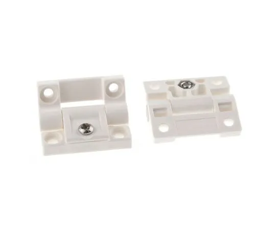 63-7961-29　RS PRO White Acetal Adjustable Hinge with a Fixed Pin Screw, 43mm x 37mm x 6mm　772-9638