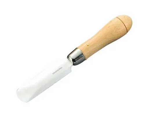 61-6662-15　［Discontinued］Wooden Handle Abalone Spatula Total Length 210　4253500