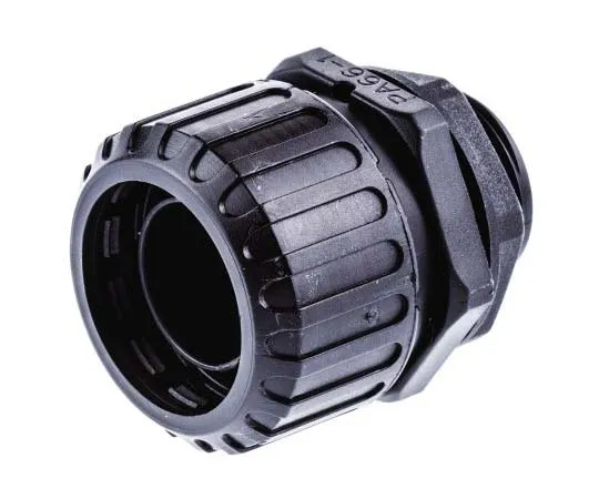63-7770-09　Adaptaflex Straight Cable Conduit Fitting, Nylon 66 Black Black 25mm nominal size IP65 M25　7TCA296060R0125  XF25/M25/D