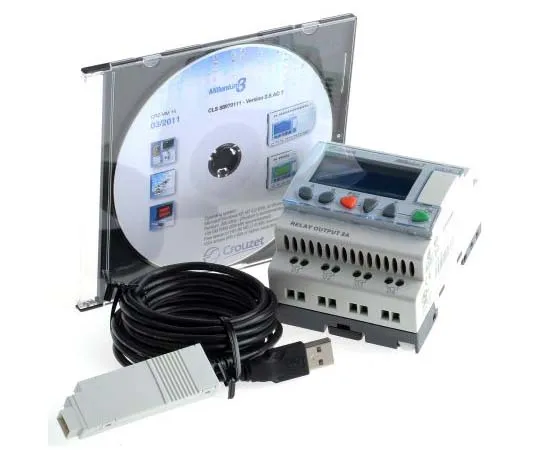 63-7788-37　Crouzet Millenium 3 Logic Module Starter Kit, 24 V dc Relay, 8 x Input, 4 x Output With Display　88974080