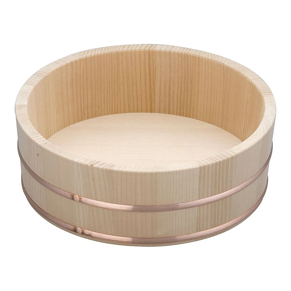 62-6471-79　Wooden copper hoop (Spanish mackerel) 24 cm