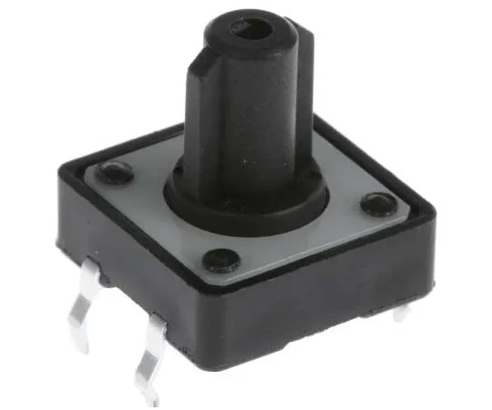 63-7751-21　Black Button Tactile Switch, Single Pole Single Throw (SPST) 50 mA @ 24 V dc 8.02mm　FSM102