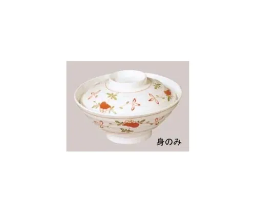 61-6834-26　［Discontinued］Melamine Japanese tableware Akae Chazuke Wanami AK-1　2115200