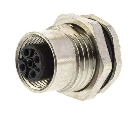 63-7801-21　Brad 120011 Series Micro Panel Mount Connector, 5 contacts Socket　1200110238