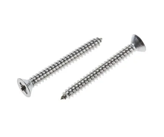 63-7997-48　RS Plain Stainless Steel Self Tapping Screw N°8 x 1.1/2in Long 38mm Long　797-6162