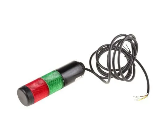 63-8042-12　Kompakt LED Beacon Tower, 2 Light Elements, Green, Red, 24 V ac/dc　69812075