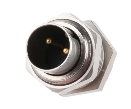 63-7775-20　Binder 711 Series Subminiature Panel Mount Connector, 2 contacts Socket　09-0073-00-02